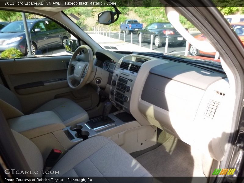 Tuxedo Black Metallic / Stone 2011 Ford Escape XLT V6 4WD