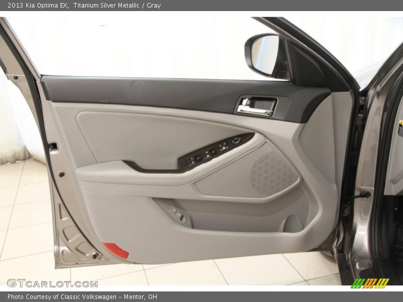 Titanium Silver Metallic / Gray 2013 Kia Optima EX