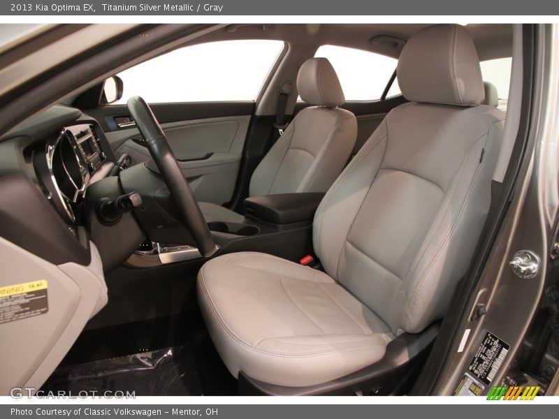 Titanium Silver Metallic / Gray 2013 Kia Optima EX