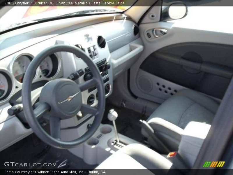 Silver Steel Metallic / Pastel Pebble Beige 2008 Chrysler PT Cruiser LX