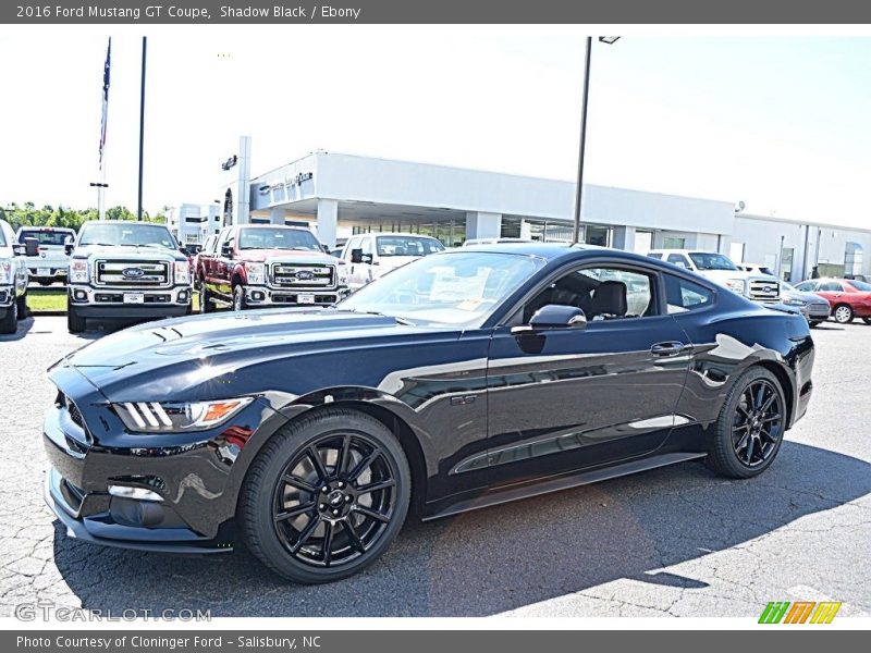 Shadow Black / Ebony 2016 Ford Mustang GT Coupe