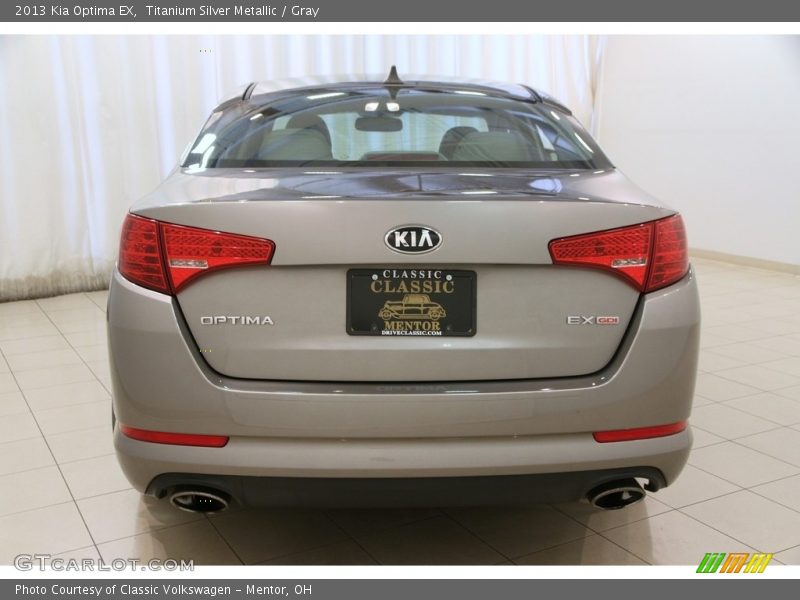 Titanium Silver Metallic / Gray 2013 Kia Optima EX