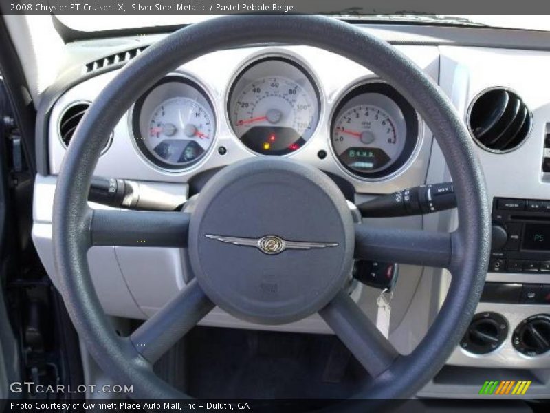 Silver Steel Metallic / Pastel Pebble Beige 2008 Chrysler PT Cruiser LX