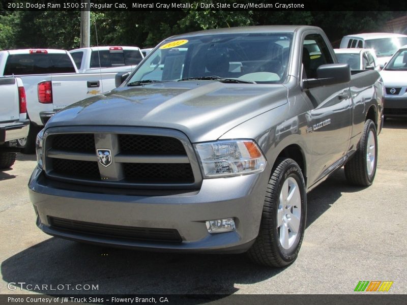 Mineral Gray Metallic / Dark Slate Gray/Medium Graystone 2012 Dodge Ram 1500 ST Regular Cab