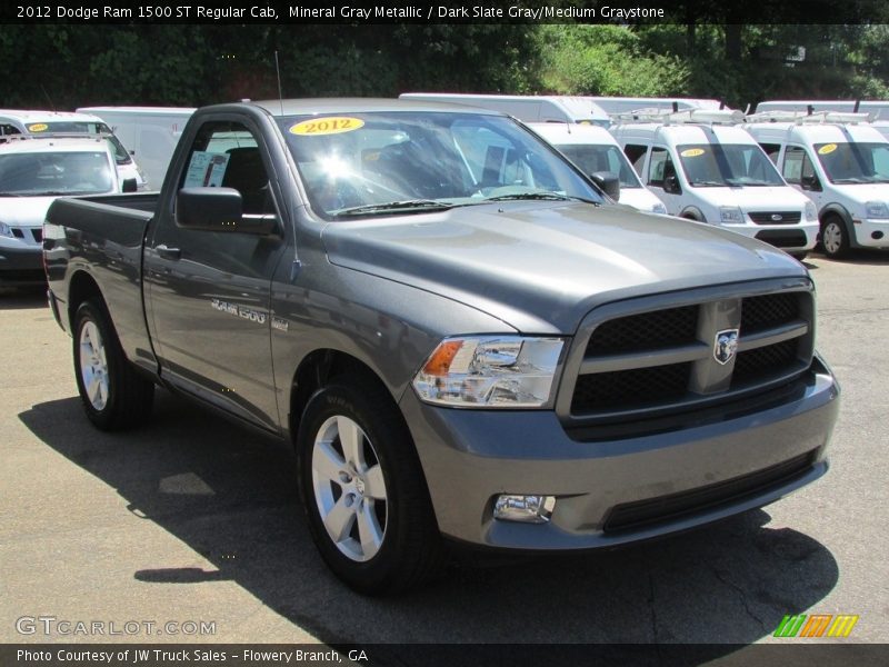 Mineral Gray Metallic / Dark Slate Gray/Medium Graystone 2012 Dodge Ram 1500 ST Regular Cab