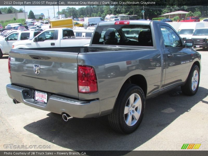 Mineral Gray Metallic / Dark Slate Gray/Medium Graystone 2012 Dodge Ram 1500 ST Regular Cab