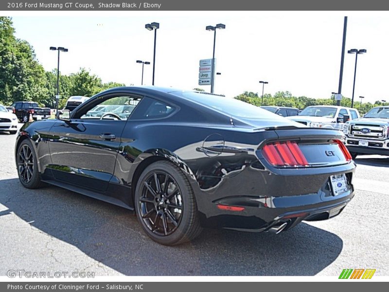 Shadow Black / Ebony 2016 Ford Mustang GT Coupe