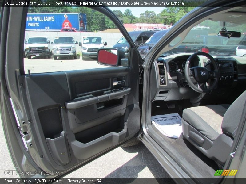 Mineral Gray Metallic / Dark Slate Gray/Medium Graystone 2012 Dodge Ram 1500 ST Regular Cab