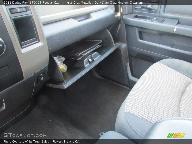 Mineral Gray Metallic / Dark Slate Gray/Medium Graystone 2012 Dodge Ram 1500 ST Regular Cab