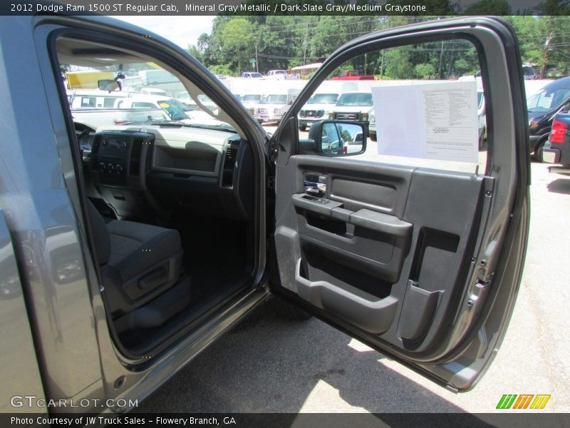 Mineral Gray Metallic / Dark Slate Gray/Medium Graystone 2012 Dodge Ram 1500 ST Regular Cab