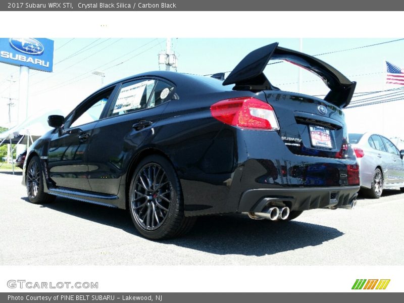 Crystal Black Silica / Carbon Black 2017 Subaru WRX STI