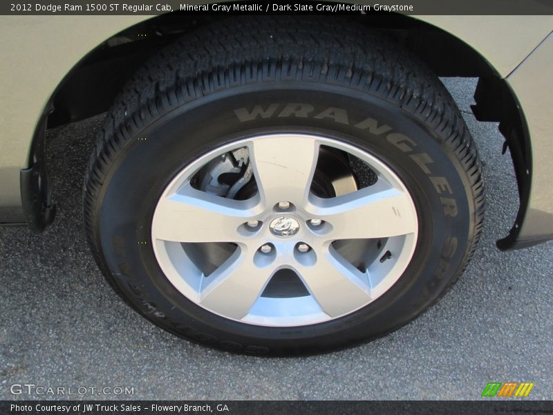 Mineral Gray Metallic / Dark Slate Gray/Medium Graystone 2012 Dodge Ram 1500 ST Regular Cab