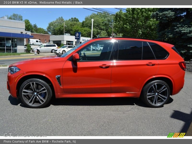 Melbourne Red Metallic / Black 2016 BMW X5 M xDrive