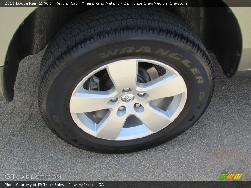 Mineral Gray Metallic / Dark Slate Gray/Medium Graystone 2012 Dodge Ram 1500 ST Regular Cab