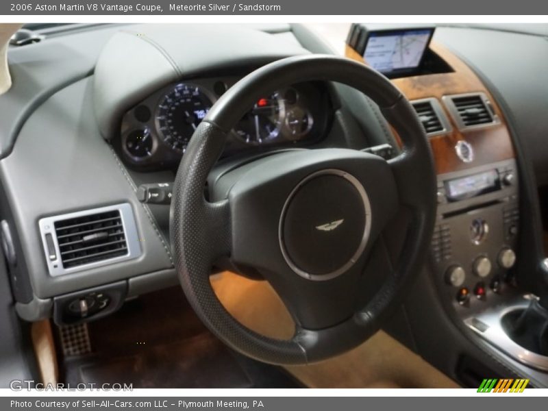 Meteorite Silver / Sandstorm 2006 Aston Martin V8 Vantage Coupe