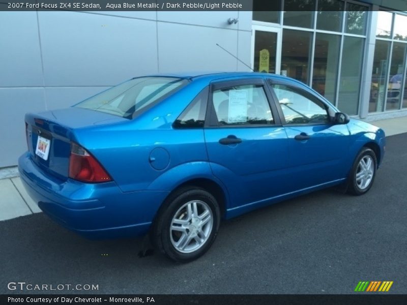 Aqua Blue Metallic / Dark Pebble/Light Pebble 2007 Ford Focus ZX4 SE Sedan