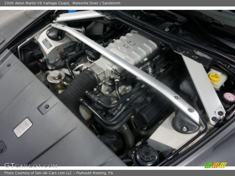 Meteorite Silver / Sandstorm 2006 Aston Martin V8 Vantage Coupe