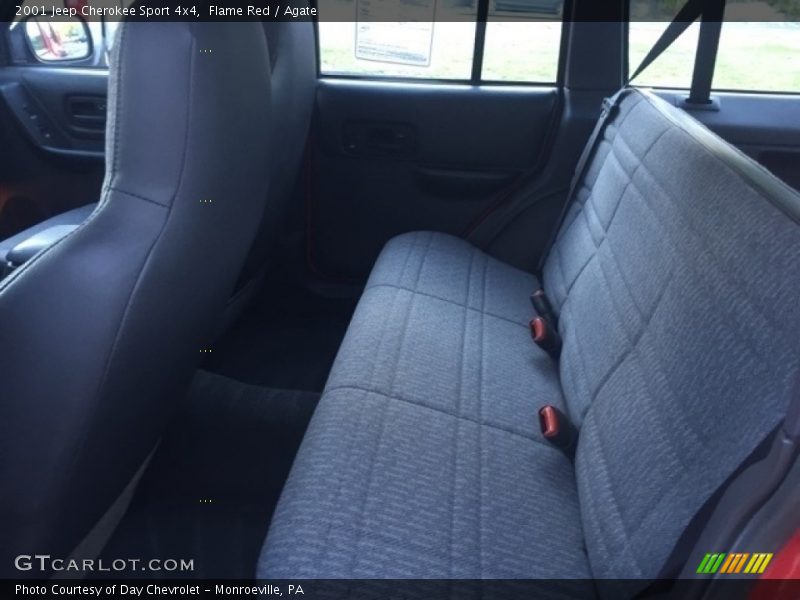 Flame Red / Agate 2001 Jeep Cherokee Sport 4x4