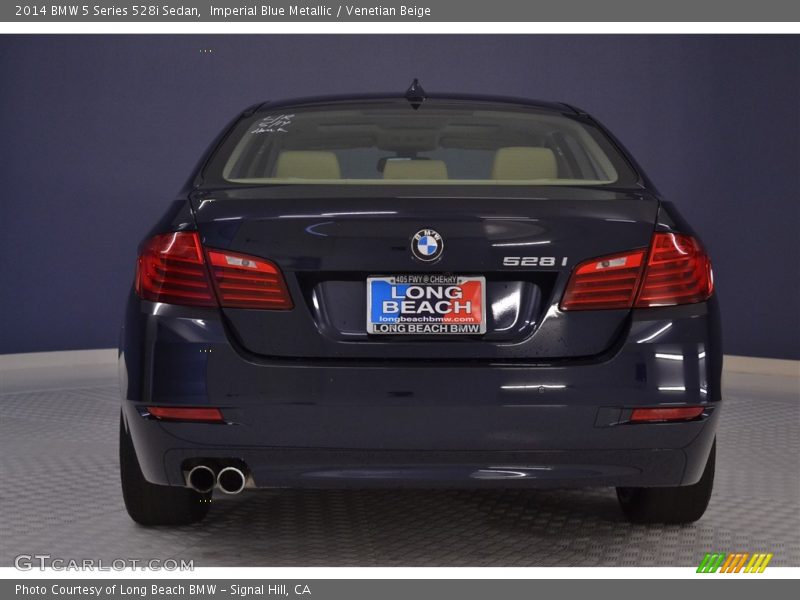 Imperial Blue Metallic / Venetian Beige 2014 BMW 5 Series 528i Sedan