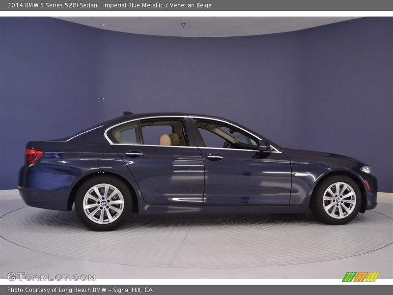 Imperial Blue Metallic / Venetian Beige 2014 BMW 5 Series 528i Sedan