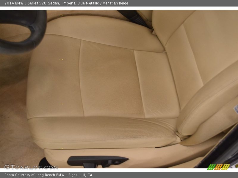 Imperial Blue Metallic / Venetian Beige 2014 BMW 5 Series 528i Sedan