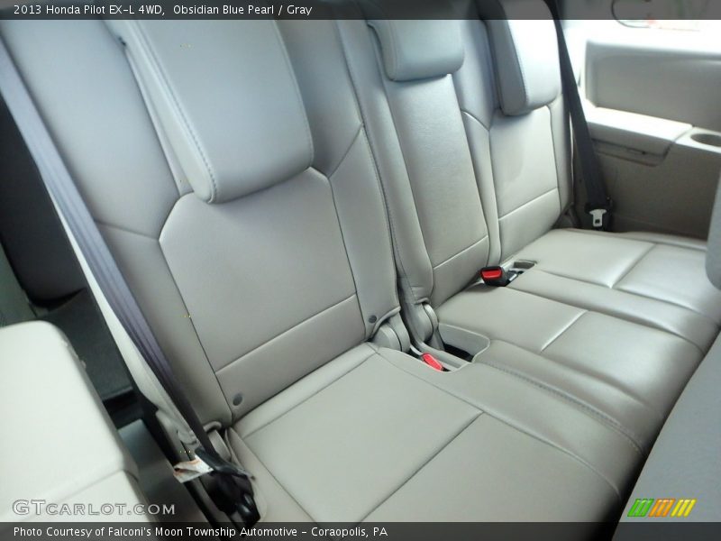 Obsidian Blue Pearl / Gray 2013 Honda Pilot EX-L 4WD