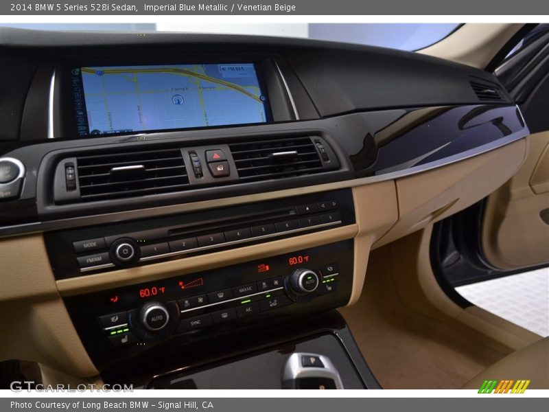 Imperial Blue Metallic / Venetian Beige 2014 BMW 5 Series 528i Sedan