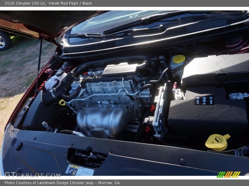 Velvet Red Pearl / Black 2016 Chrysler 200 LX