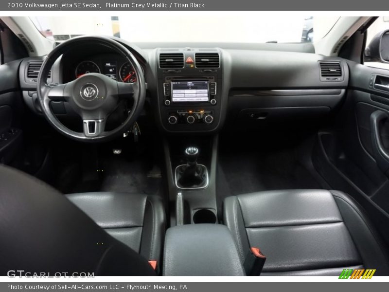 Platinum Grey Metallic / Titan Black 2010 Volkswagen Jetta SE Sedan