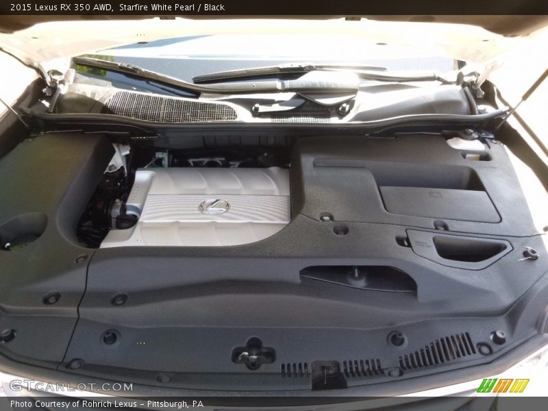 Starfire White Pearl / Black 2015 Lexus RX 350 AWD