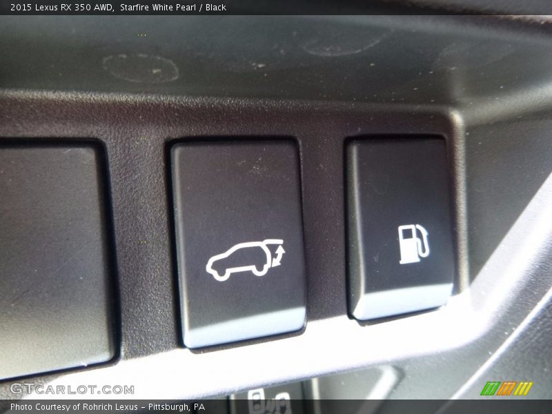 Starfire White Pearl / Black 2015 Lexus RX 350 AWD