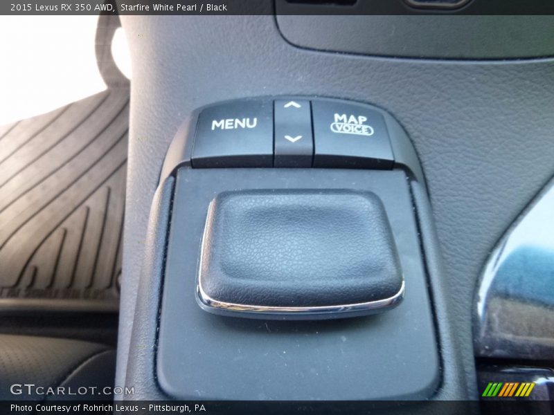 Starfire White Pearl / Black 2015 Lexus RX 350 AWD