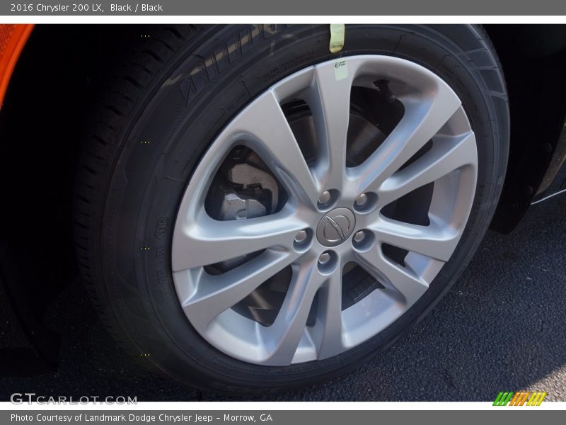 Black / Black 2016 Chrysler 200 LX