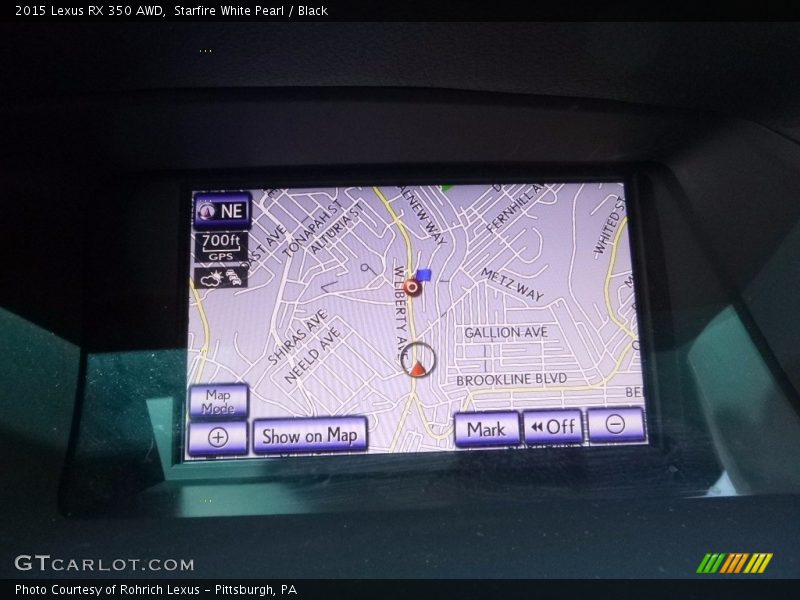 Starfire White Pearl / Black 2015 Lexus RX 350 AWD