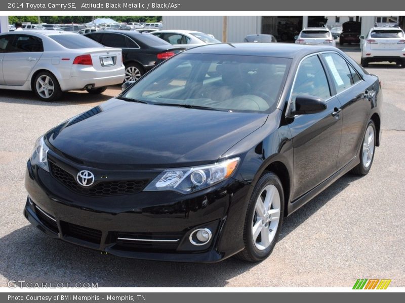 Attitude Black Metallic / Black/Ash 2014 Toyota Camry SE