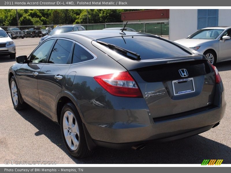 Polished Metal Metallic / Black 2011 Honda Accord Crosstour EX-L 4WD