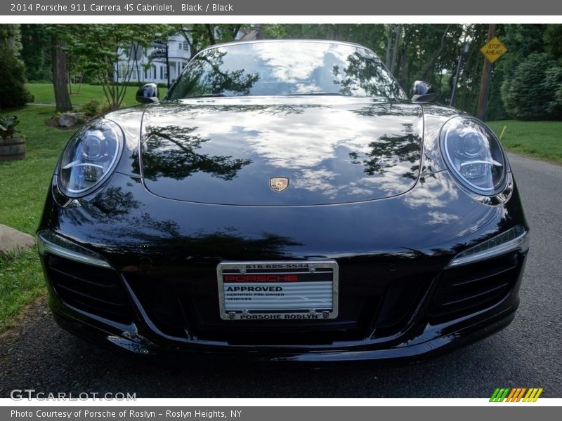 Black / Black 2014 Porsche 911 Carrera 4S Cabriolet