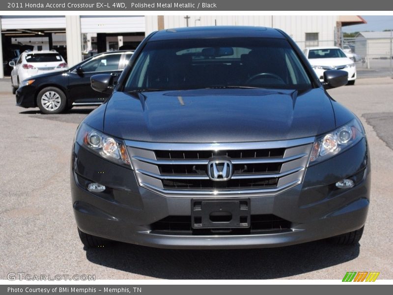 Polished Metal Metallic / Black 2011 Honda Accord Crosstour EX-L 4WD