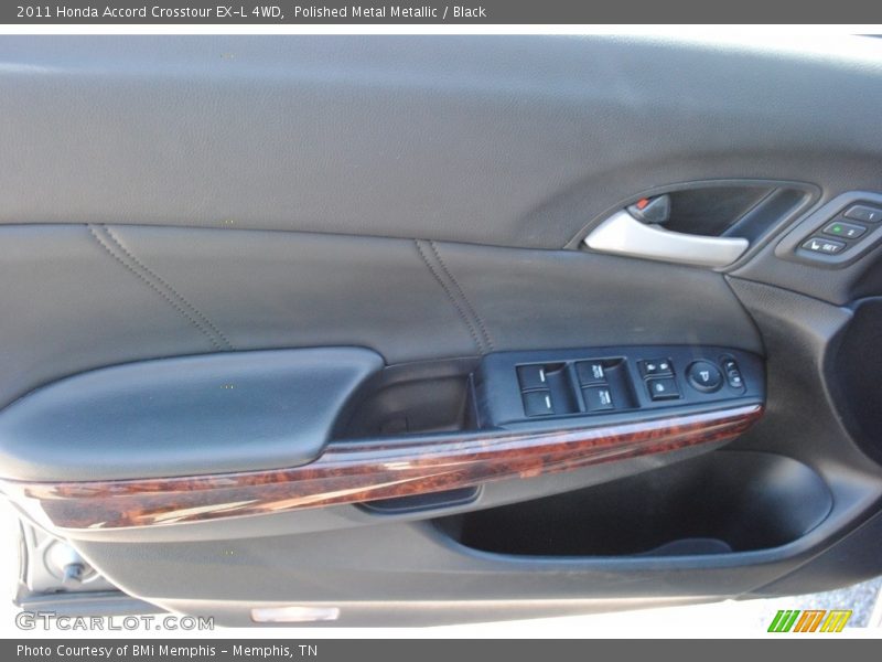 Polished Metal Metallic / Black 2011 Honda Accord Crosstour EX-L 4WD