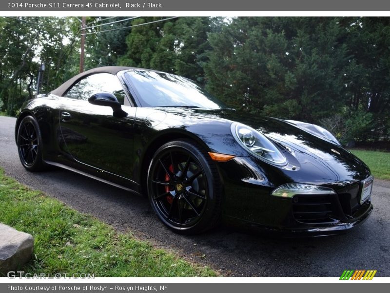 Black / Black 2014 Porsche 911 Carrera 4S Cabriolet