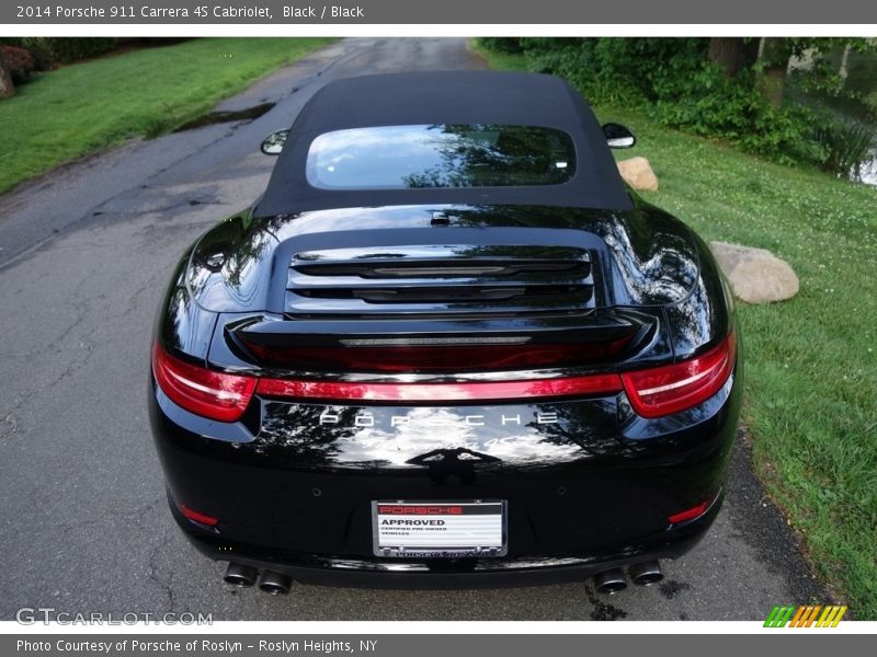 Black / Black 2014 Porsche 911 Carrera 4S Cabriolet