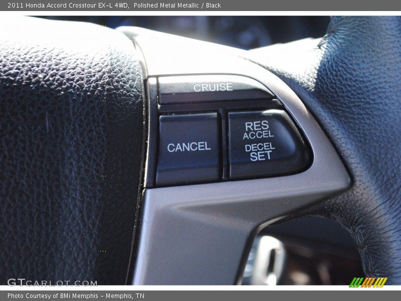 Polished Metal Metallic / Black 2011 Honda Accord Crosstour EX-L 4WD