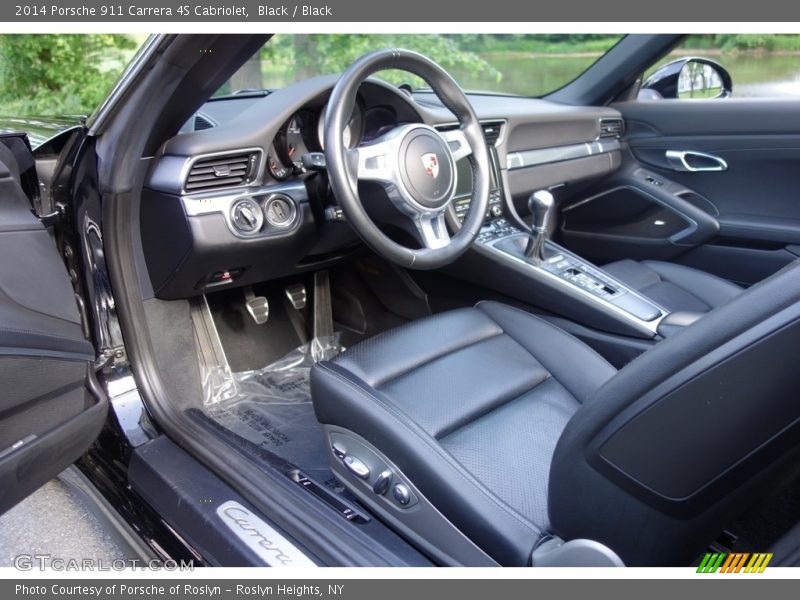Black / Black 2014 Porsche 911 Carrera 4S Cabriolet