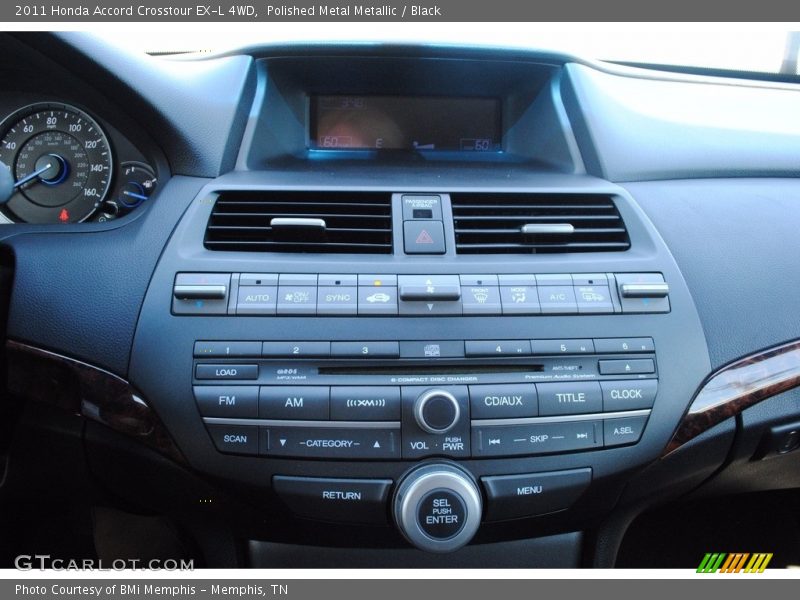 Polished Metal Metallic / Black 2011 Honda Accord Crosstour EX-L 4WD