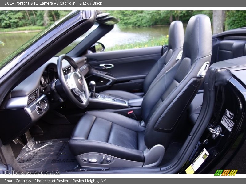 Black / Black 2014 Porsche 911 Carrera 4S Cabriolet