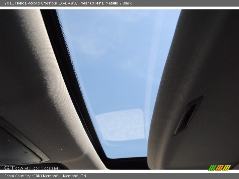 Polished Metal Metallic / Black 2011 Honda Accord Crosstour EX-L 4WD