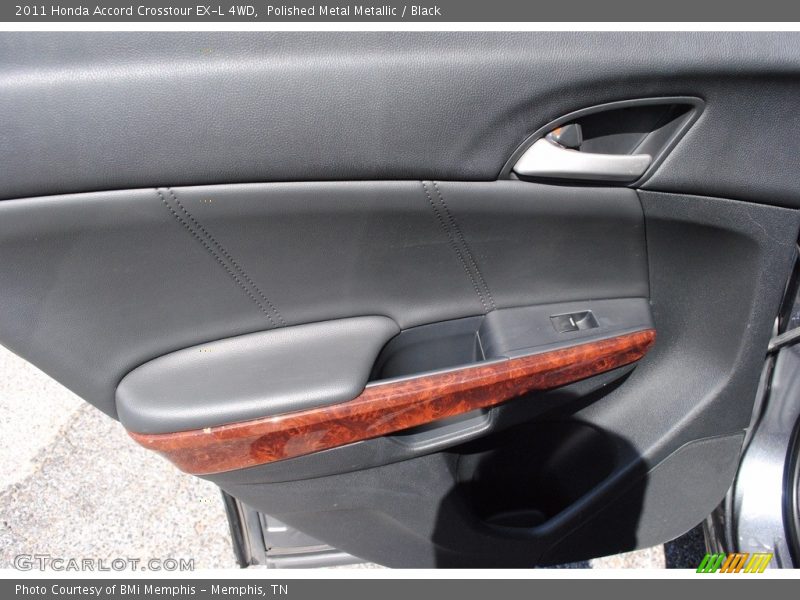 Polished Metal Metallic / Black 2011 Honda Accord Crosstour EX-L 4WD
