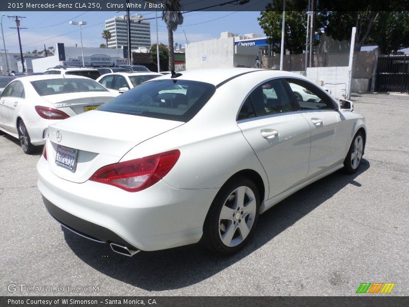 Cirrus White / Black 2015 Mercedes-Benz CLA 250