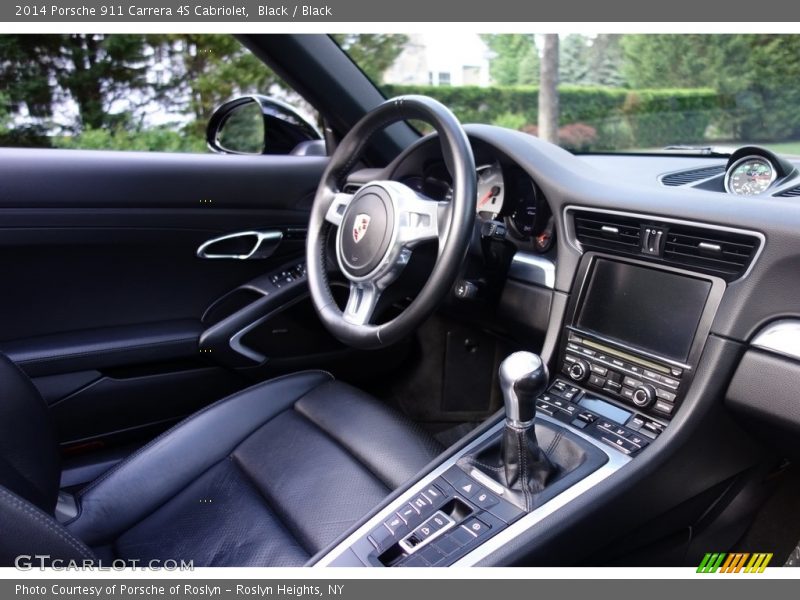 Black / Black 2014 Porsche 911 Carrera 4S Cabriolet