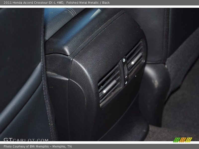 Polished Metal Metallic / Black 2011 Honda Accord Crosstour EX-L 4WD